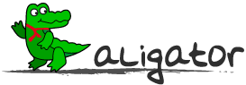 Aligator - sklep zoologicznny - logo