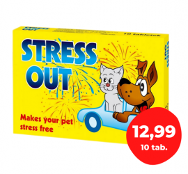 Stress Out, preparat uspokajający  dla psów i kotów, 10 tabletek