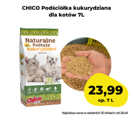 CHICO Podściółka kukurydziana dla kotów 7L